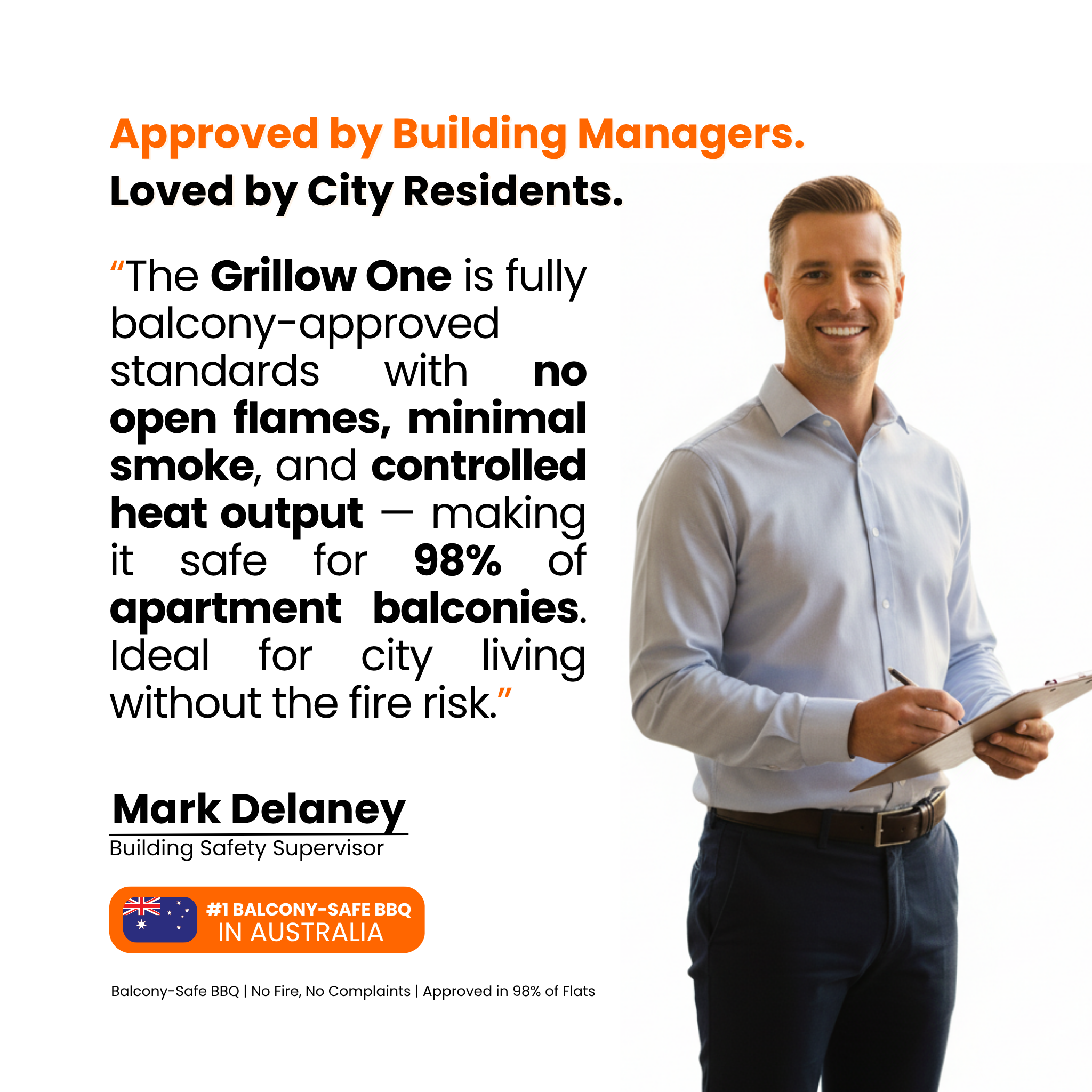 Grillow One – Low-Smoke BBQ