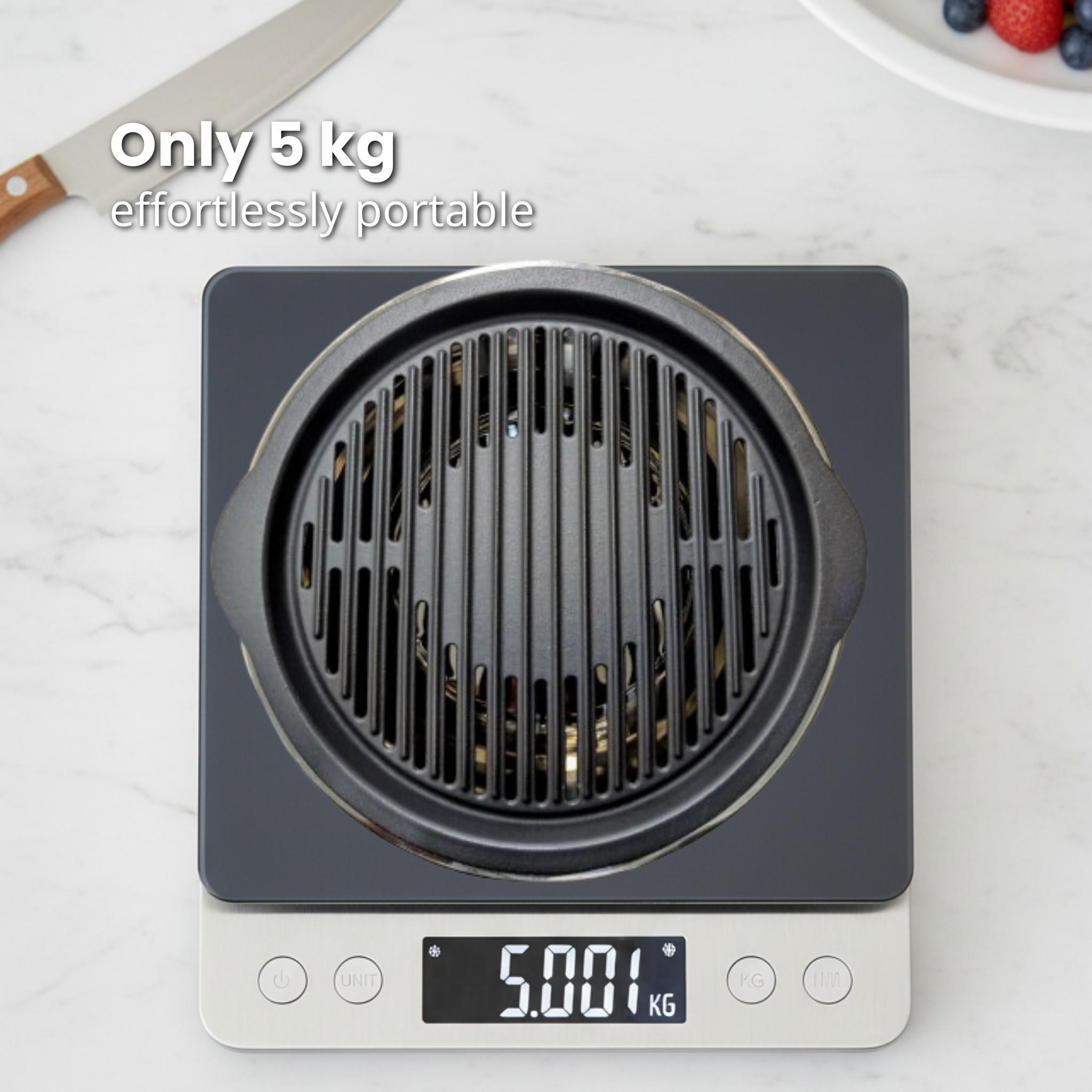 Grillow One – Low-Smoke BBQ